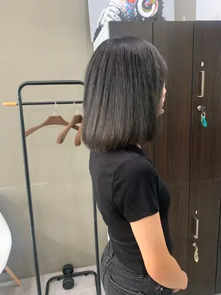 カラー 酸性ストレート 髪質改善のヘアスタイル