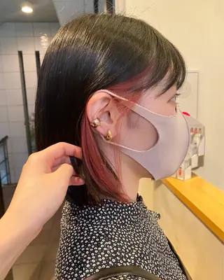 ショート 大島桃花 / 表参道 透明感カラーのヘアスタイル