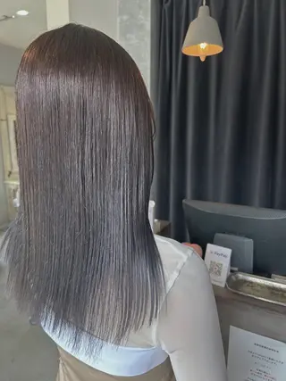 ミディアム ayumi ／透明感カラーのヘアスタイル