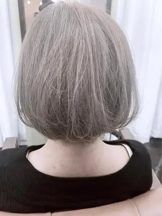 ショート カラー ブリーチ毛に縮毛矯正 ✨カラー✨山田 正幸のヘアスタイル