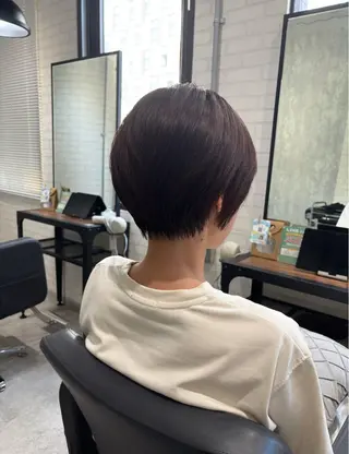 ショート カラー ヘアアレンジ kei🤎ベージュ /透明感カラー/博多のヘアスタイル