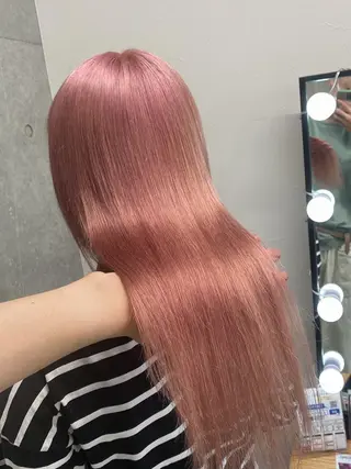 セミロング カラー ダブルカラー特化💍 tiam💍韓国ヘアのヘアスタイル
