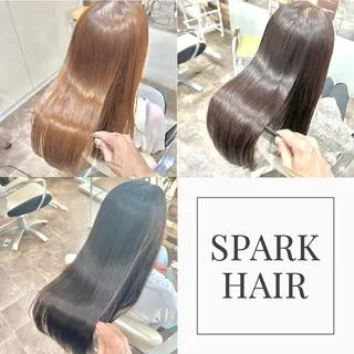 ロング カラー パーマ 大人女性の縮毛矯正/ 艶髪職人/馬渕樹のヘアスタイル