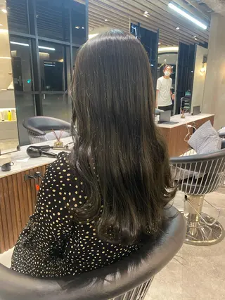 セミロング 木代成 陽太のヘアスタイル