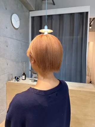 ショート カラー ショートカット/ パーマ/齋藤大貴のヘアスタイル