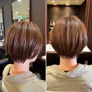 ショート カラー 藤本 麻衣のヘアスタイル