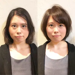 ショート 髪質改善縮毛矯正 専門店のヘアスタイル