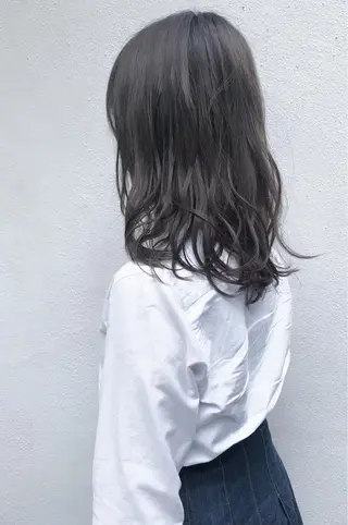 ミディアム カラー 髪質改善/艶髪 やまなかのヘアスタイル