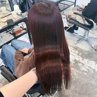 ミディアム カラー 🍒暖色✖️レイヤー ／Haruna🍒のヘアスタイル