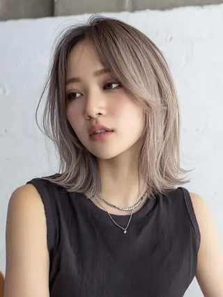 ミディアム カラー ❄️透明感カラー❄️ メンズ✂️TOWAのヘアスタイル