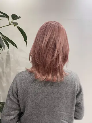 ミディアム カラー 湯田実津希🤎 ﾐﾙｸﾃｨ専門のヘアスタイル