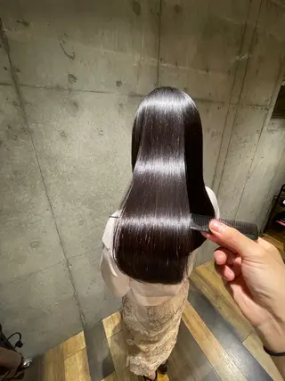 ロング Lucca Lance経堂店【ルッカランス】所属・美髪矯正/髪質改善/ 福崎航平のヘアスタイル