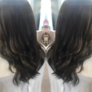 ロング カラー 茂木 良太のヘアスタイル