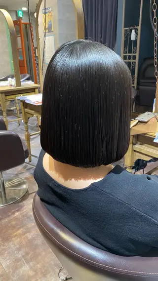 ミディアム 𝑺𝒂𝒌𝒊 🩶マンツーマン施術のヘアスタイル