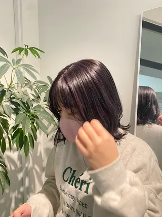 ミディアム カラー ご予約は2月まで！ maho‪🐈🎀のヘアスタイル