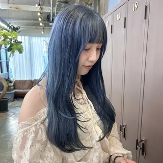 ロング カラー 伊藤ほのか/パーマ /酸性ストレートのヘアスタイル