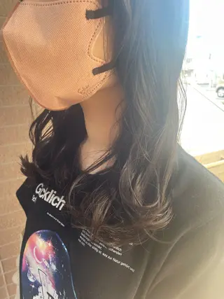 ミディアム パーマ ヘアアレンジ リリー /Men's/パーマのヘアスタイル