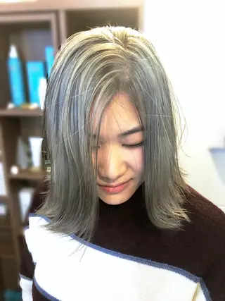 ミディアム 吉田 典弘のヘアスタイル