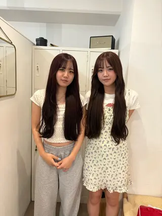 ロング カラー 梅田/柔らかカラー/ オオハシ リナコのヘアスタイル