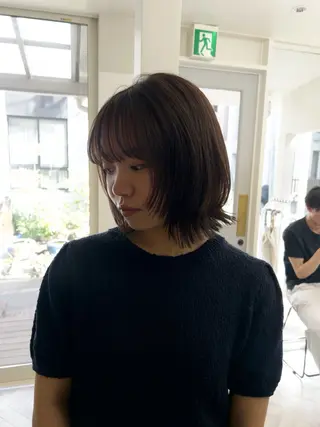 ショート カラー じゅわっと暖色カラー 🍊Moemiのヘアスタイル