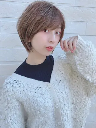 ミディアム カラー パーマ ヘアアレンジ 【公式】amble luxe池袋東口🩷のヘアスタイル