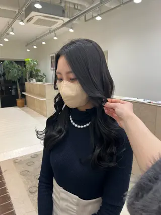 ロング カラー ブリーチカラー🦋‪ 田中さくらのヘアスタイル