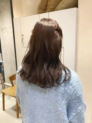 セミロング カラー MURANAKA RYOのヘアスタイル