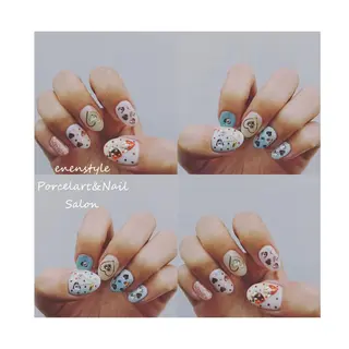 ショート ネイル 👑enen style👑のネイルデザイン