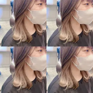ミディアム カラー Minami. 🩵 再現性特化ヘアのヘアスタイル
