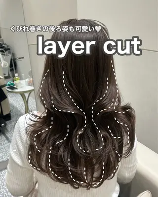 セミロング カラー 🩷韓国ヘア/ヨシン モリ🩷Maikaのヘアスタイル
