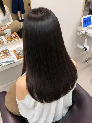 ロング FACE。 石川町のヘアスタイル