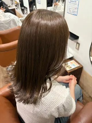 ミディアム 似合わせカット/ コトミのヘアスタイル