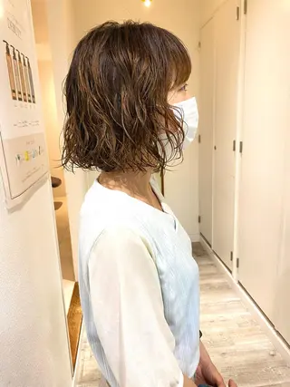 ショート パーマ ショート& パーマ　坂本のヘアスタイル