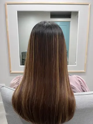 ロング カラー liL  hair サトウリョウタのヘアスタイル
