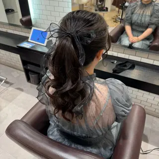 ロング ヘアアレンジ 🎀ヘアアレンジ 🎀ななみのヘアスタイル