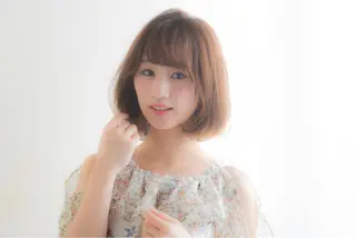 ミディアム カラー 髪質改善イノアカラー 富澤ショウタのヘアスタイル