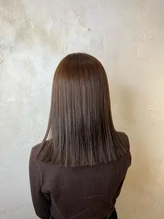 セミロング カラー 【透明感カラー】 harunaのヘアスタイル