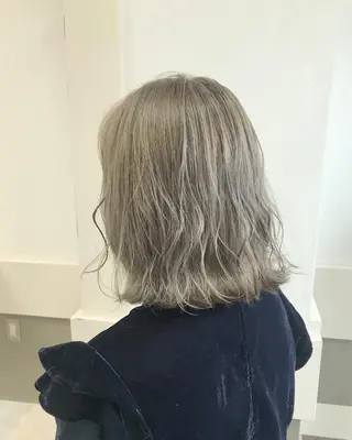ミディアム カラー ヘアアレンジ GiseL天神カラー 髪質改善/ブリーチのヘアスタイル