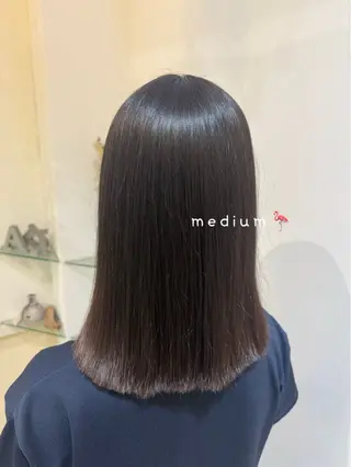 ミディアム 透明感カラー🧁🩰 🫧仲松良菜🎀のヘアスタイル