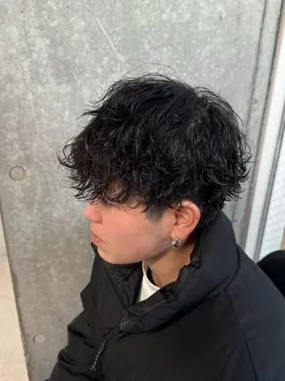 パーマ メンズ 🫧モテパーマ/ツヤ 縮毛/AI🫧のヘアスタイル