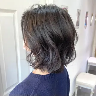 ショート カラー パーマ 韓国ヘア🇰🇷🎀 YURIAのヘアスタイル