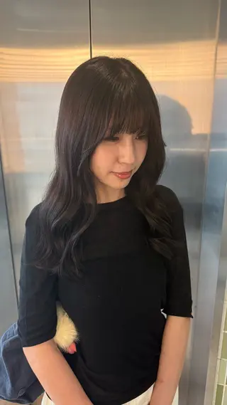 セミロング RUKA👱🏻 メンズカットパーマのヘアスタイル