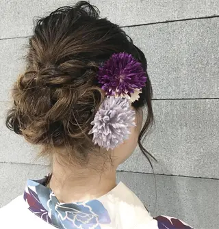 ヘアアレンジ くまがい みゆ【edge.】のヘアスタイル