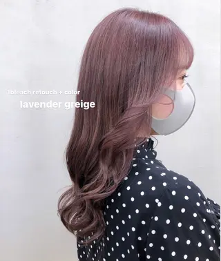 ロング カラー ヘアアレンジ メンズ ♡ 柔らかヘア 貝塚優花 ♡のヘアスタイル