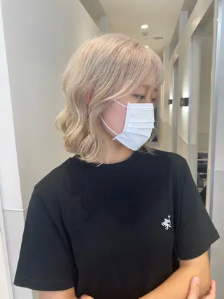 ミディアム カラー REN /名駅のヘアスタイル