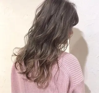 セミロング ナカオ ヤストシのヘアスタイル