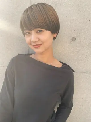 ショート カラー センスをお届けします 大谷将生infpのヘアスタイル