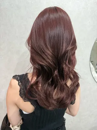 セミロング カラー AIRI layer cut hairのヘアスタイル