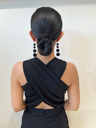 ヘアアレンジ hair set 髪質改善のヘアスタイル