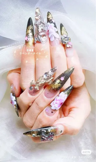 ネイル ラベンダー💖日暮里 ルル💖ネイルのネイルデザイン